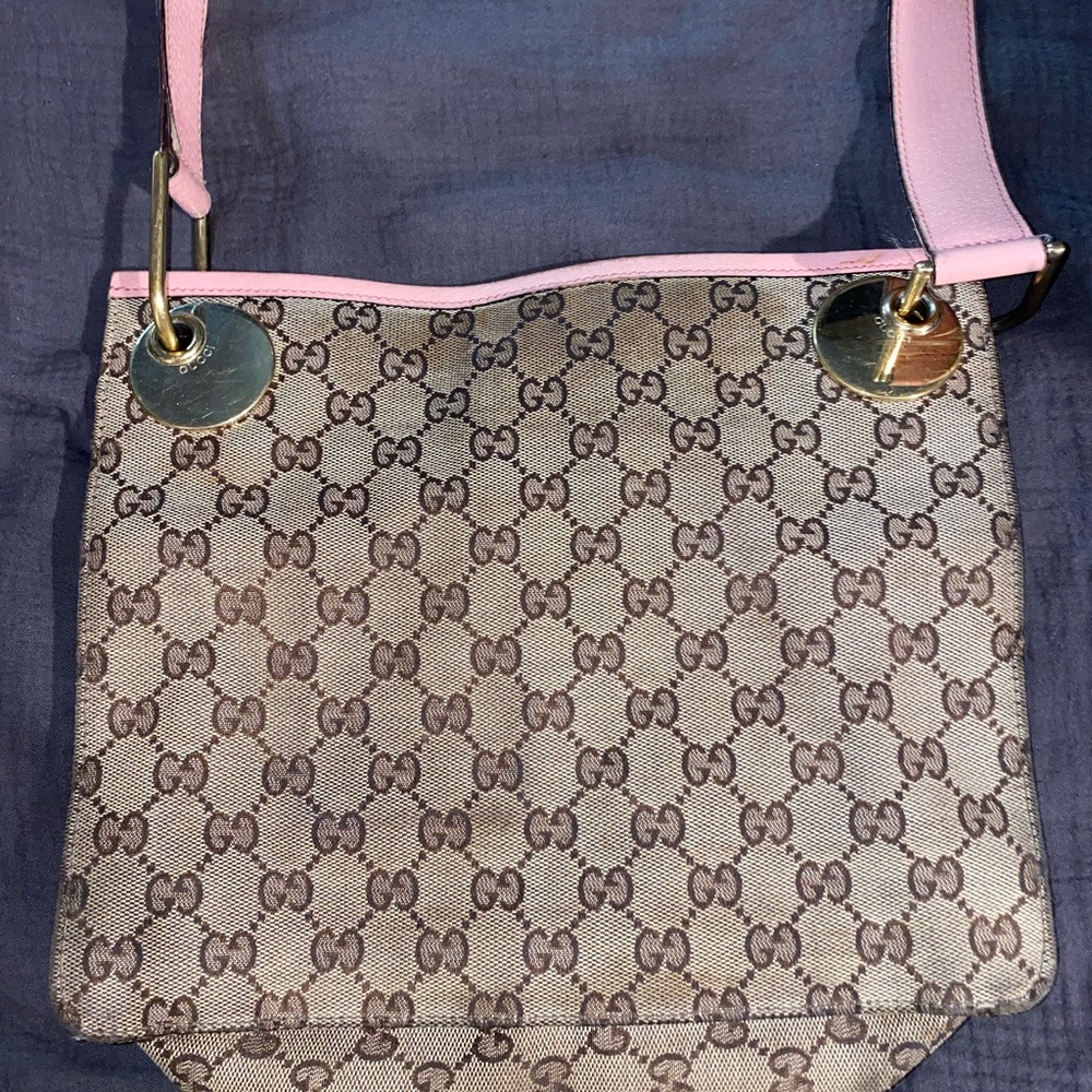 Original Gucci Canvas Eclipse Messenger